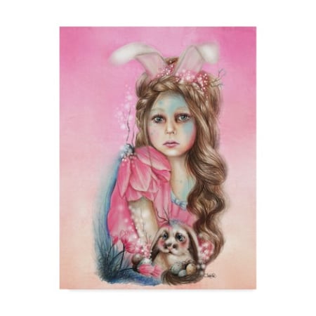 Sheena Pike Art And Illustration 'Bunny Only Friend' Canvas Art,24x32